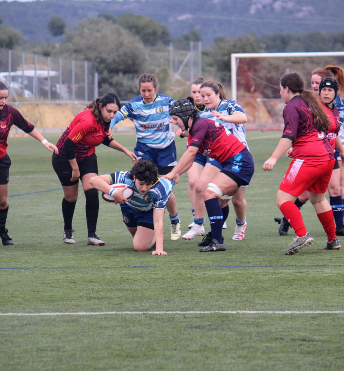 7a jornada de lliga femenina, RCAE/Senglars – Spartanes, 19-44